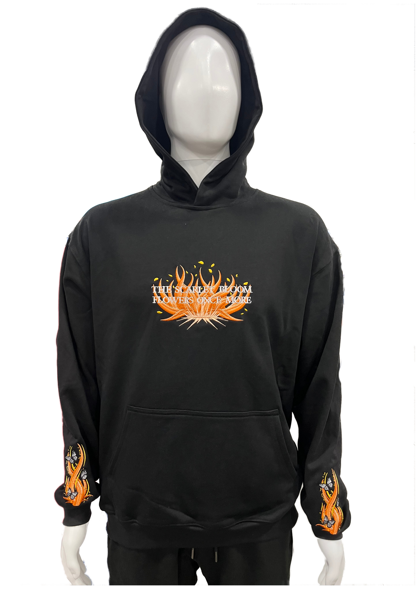 Scarlet Bloom Tapestry Hoodie (PRE-ORDER)